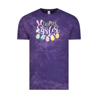 Cloud Purple happy easter day easter bunny eggs for girl woman Vintage Tee - linhVisuals