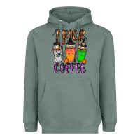 Sage trick or coffee Heavyweight Hoodie - CowhideDigitalArt