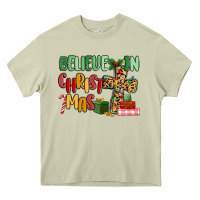 Mossy believe in christmas Heavy Core Tee - MaliasSmallBusiness