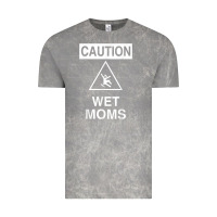 Cloud Rock caution wet moms, funny science geek Vintage Tee - linhVisuals