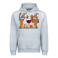 Heather Grey let's get lit candles Urban Hoodie - BarkalooDesign