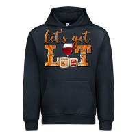 Navy let's get lit candles Urban Hoodie - BarkalooDesign