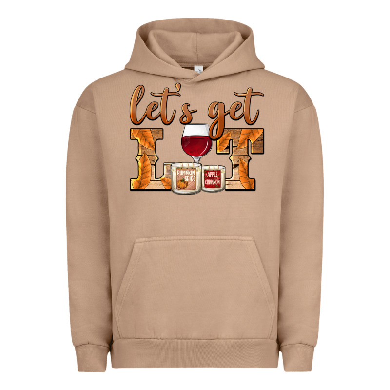 Let's Get Lit Candles Urban Hoodie by BarkalooDesign | Teevron