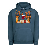 Pigment Midnight Navy let's get lit candles Urban Hoodie - BarkalooDesign