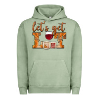 Pigment Oil Green let's get lit candles Urban Hoodie - BarkalooDesign