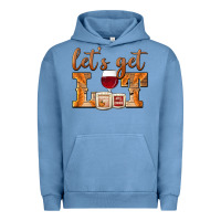 Pigment Pebble Blue let's get lit candles Urban Hoodie - BarkalooDesign
