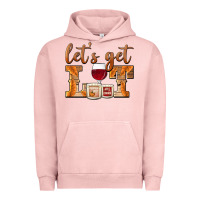 Pigment Salmon let's get lit candles Urban Hoodie - BarkalooDesign