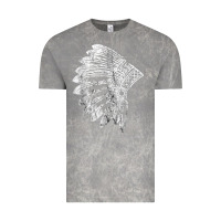 Cloud Rock native american feather headdress indian chief tribes prid t shirt Vintage Tee - linhVisuals