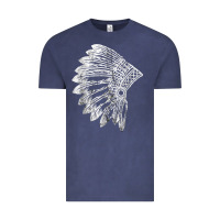 Native American Feather Headdress Indian Chief Tribes Prid T Shirt Vintage Tee | Teevron