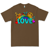 Cacao Western LGBTQ+ Love Rainbow Premium Tee - BundleAndBundleShop