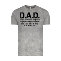 Cloud Rock d.a.d. dads against diapers men's humor funny t shirt Vintage Tee - linhVisuals