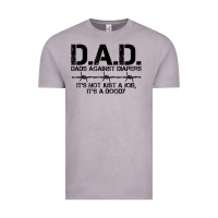 Vintage Zinc d.a.d. dads against diapers men's humor funny t shirt Vintage Tee - linhVisuals