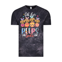 Cloud Black oh for peeps sake funny easter dachshund bunny ear egg t shirt Vintage Tee - linhVisuals