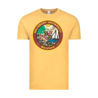 Vintage Mustard salisbury university vectorized Vintage Tee - linhVisuals