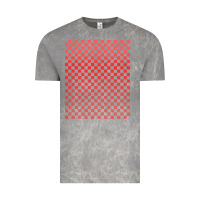 Cloud Rock red checkered t  shirt red checker pattern t  shirt Vintage Tee - linhVisuals