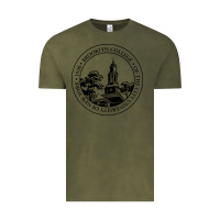 Vintage Olive Brooklyn College Vintage Tee - linhVisuals