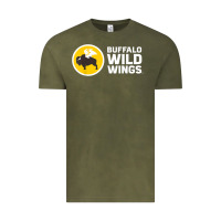 White Wild Buffalos Wings With Words Vintage Tee | Teevron