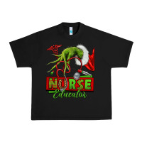 Black grinch hand nurse educator Urban Heavy Tee - NancyCooperArtShop