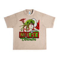 French Oak grinch hand nurse educator Urban Heavy Tee - NancyCooperArtShop