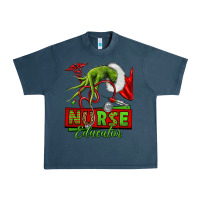 Midnight Navy grinch hand nurse educator Urban Heavy Tee - NancyCooperArtShop
