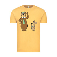 Vintage Mustard Yogi Bear Vintage Tee - linhVisuals