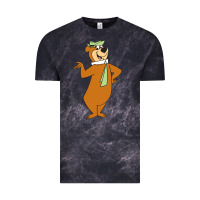 Cloud Black Yogi Bear Vintage Tee - linhVisuals