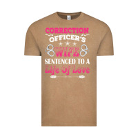 Vintage Coffee correction officers wife sentenced to a life of love Vintage Tee - linhVisuals