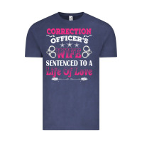 Vintage Denim correction officers wife sentenced to a life of love Vintage Tee - linhVisuals