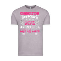 Vintage Zinc correction officers wife sentenced to a life of love Vintage Tee - linhVisuals