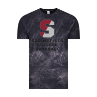 Cloud Black springfield college Vintage Tee - linhVisuals