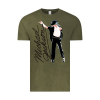 Vintage Olive Michael Jackson Vintage Tee - linhVisuals