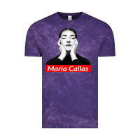 Cloud Purple Maria Callas Vintage Tee - linhVisuals