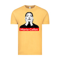Vintage Mustard Maria Callas Vintage Tee - linhVisuals
