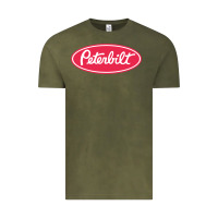 Vintage Olive Peterbilt Vintage Tee - linhVisuals