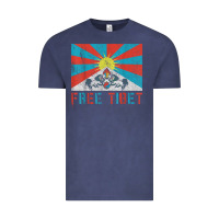 Vintage Denim free tibet Vintage Tee - linhVisuals