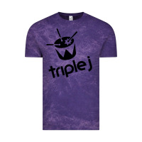Cloud Purple triple j Vintage Tee - linhVisuals