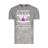 Cloud Rock my husband holds the key to my heart Vintage Tee - linhVisuals