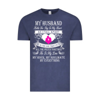 Vintage Denim my husband holds the key to my heart Vintage Tee - linhVisuals