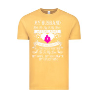Vintage Mustard my husband holds the key to my heart Vintage Tee - linhVisuals