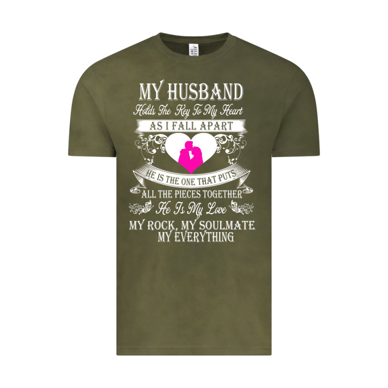 My Husband Holds The Key To My Heart Vintage Tee by linhVisuals | Teevron