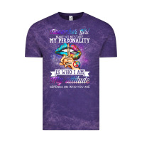 Cloud Purple november girl make no mistake my personality funny Vintage Tee - linhVisuals