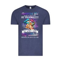 Vintage Denim november girl make no mistake my personality funny Vintage Tee - linhVisuals