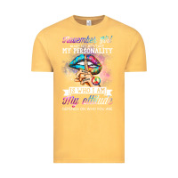 Vintage Mustard november girl make no mistake my personality funny Vintage Tee - linhVisuals