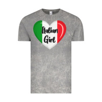 Cloud Rock italy flag for women italian girl Vintage Tee - linhVisuals