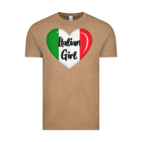 Vintage Coffee italy flag for women italian girl Vintage Tee - linhVisuals
