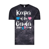 Cloud Black keeper of the gender reveal tee shirt girl or boy blue pink Vintage Tee - linhVisuals