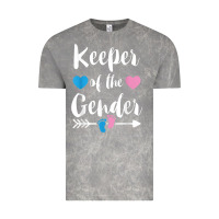 Cloud Rock keeper of the gender reveal tee shirt girl or boy blue pink Vintage Tee - linhVisuals