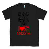 Black Keep Calm And Love Furries Classic Tee - Bettercallsaul
