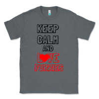 Charcoal Heather Keep Calm And Love Furries Classic Tee - Bettercallsaul