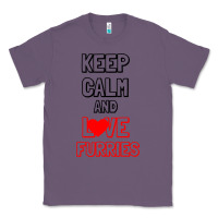 Lavender Keep Calm And Love Furries Classic Tee - Bettercallsaul